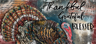 Thankful Turkey Art Print