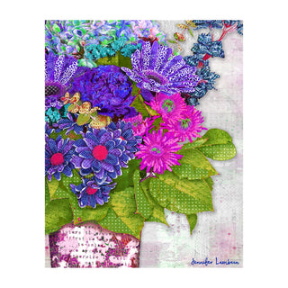 Happy Wildflowers Art Print