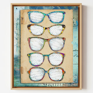 Colorful Glasses Art Print