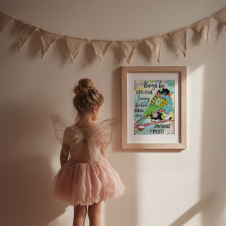 Be Yourself Bird Art Print