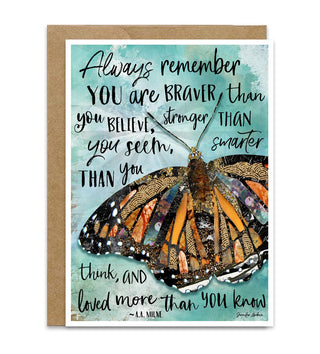 Believe Butterfly Greeting Card