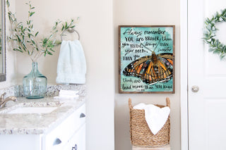 Always Believe Butterfly Art print