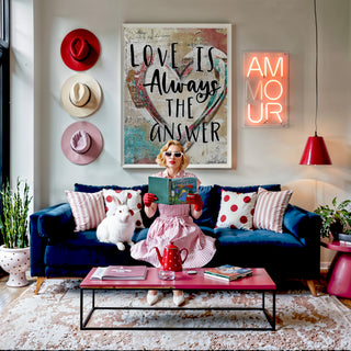 Love Is Heart Art Print