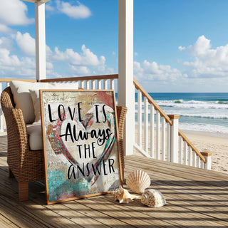 Love Is Heart Art Print