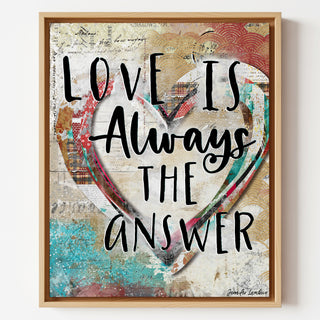 Love Is Heart Art Print