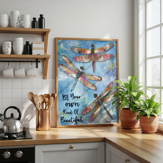Beautiful Dragonflies Art Print