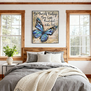 Be Yourself Butterfly Art Print