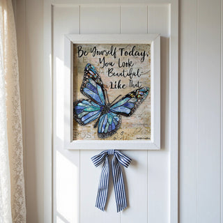 Be Yourself Butterfly Art Print