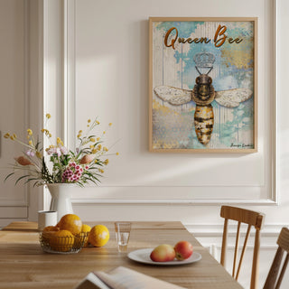 Royal Queen Bee Art Print