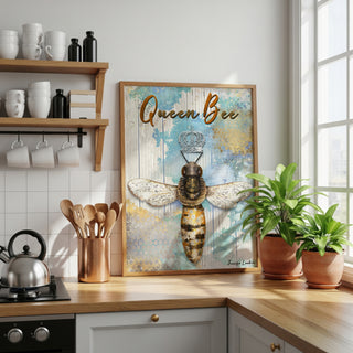 Royal Queen Bee Art Print