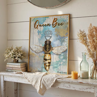 Royal Queen Bee Art Print