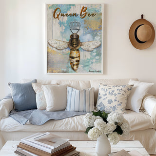 Royal Queen Bee Art Print