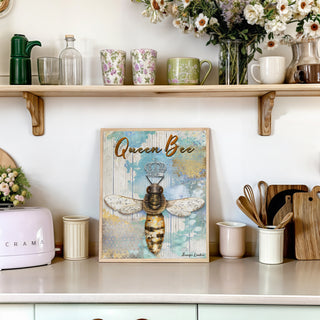 Royal Queen Bee Art Print