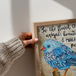 Be The Flawed Bird Art Print