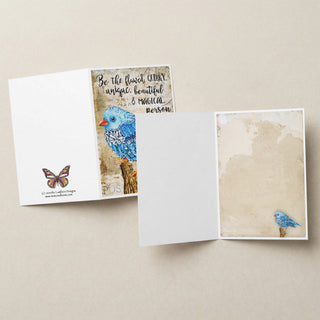Flawed Bird Greeting Card