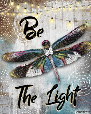 The Light Dragonfly Art Print