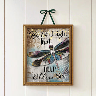The Light Dragonfly Art Print