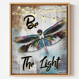 The Light Dragonfly Art Print