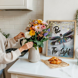 The Light Dragonfly Art Print
