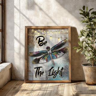 The Light Dragonfly Art Print
