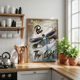The Light Dragonfly Art Print