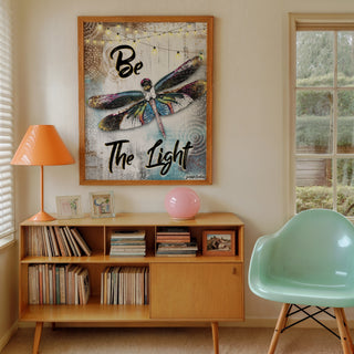 The Light Dragonfly Art Print