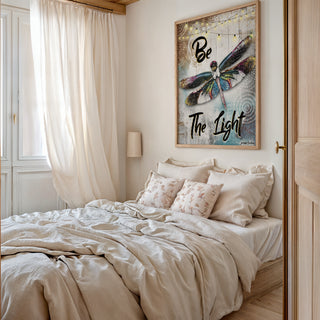 The Light Dragonfly Art Print