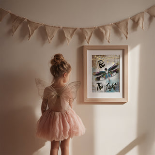 The Light Dragonfly Art Print