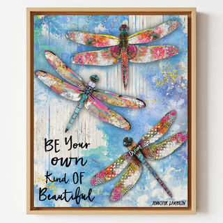Your Kind Of Beautiful Dragonflies Art Print