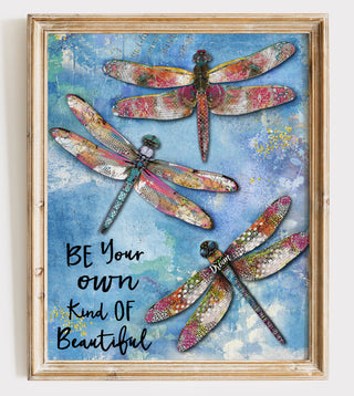 Beautiful Dragonflies Art Print