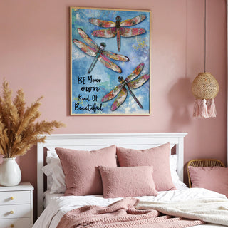 Beautiful Dragonflies Art Print