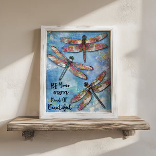 Beautiful Dragonflies Art Print