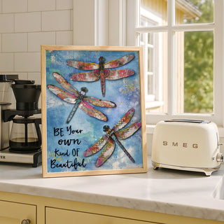 Beautiful Dragonflies Art Print