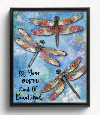 Beautiful Dragonflies Art Print