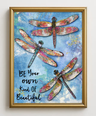 Beautiful Dragonflies Art Print