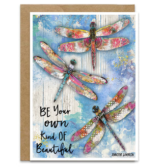 Your Kind Of Beautiful Dragonflies Greeting Card