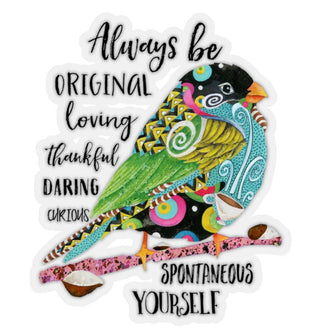 Be Yourself Bird Sticker