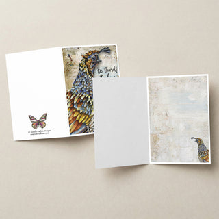 You Look Beautiful Quail Greeting Card - Blank Artist Notecard - Bird