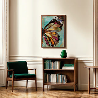 Blue Skies Butterfly Wing Art Print