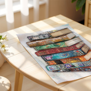 Bird & Butterfly Books Art Print