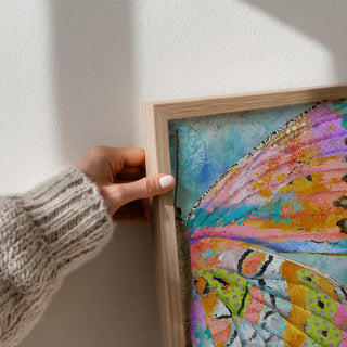 Celebration Butterfly Wing Art Print