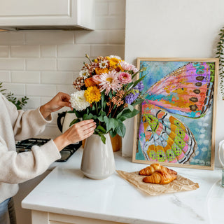 Celebration Butterfly Wing Art Print
