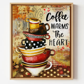 Coffee Heart Art Print