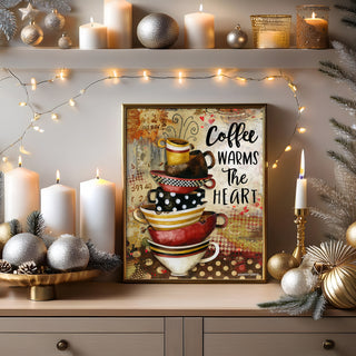 Coffee Heart Art Print