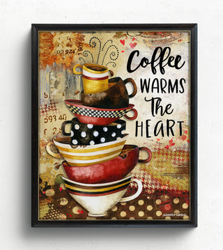 Coffee Heart Art Print