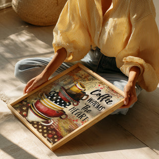 Coffee Heart Art Print