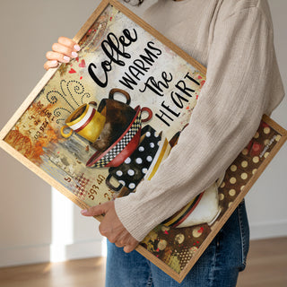 Coffee Heart Art Print