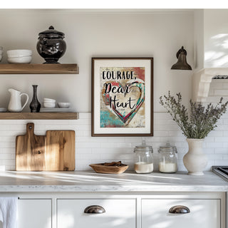 Courage, Dear Heart Art Print