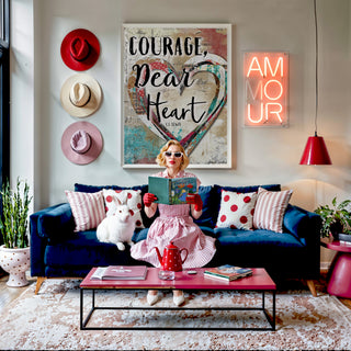 Courage, Dear Heart Art Print