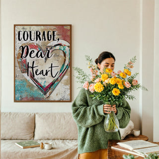 Courage, Dear Heart Art Print